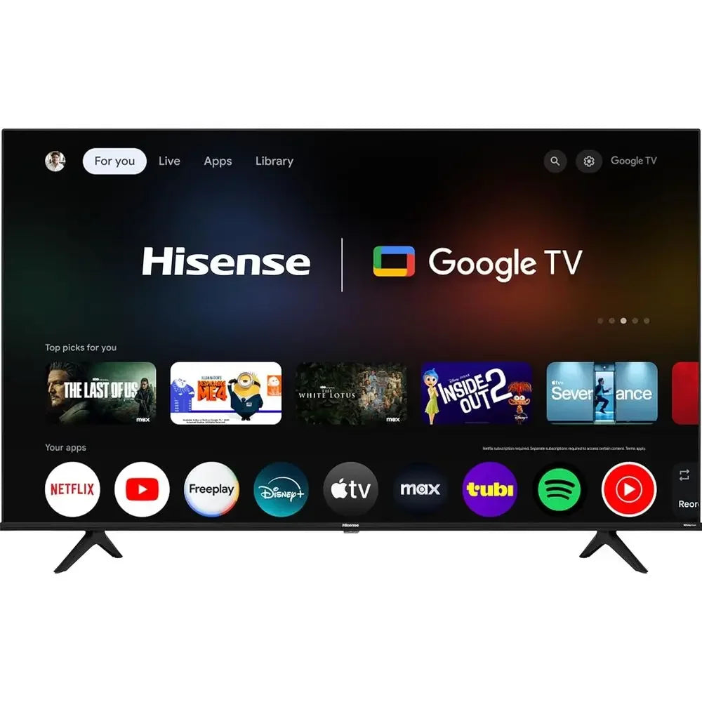 55-Inch Class A6 Series 4K UHD Smart Google TV with Alexa Compatibility, Dolby Vision HDR, DTS Virtual X, Sports & Game Modes, V