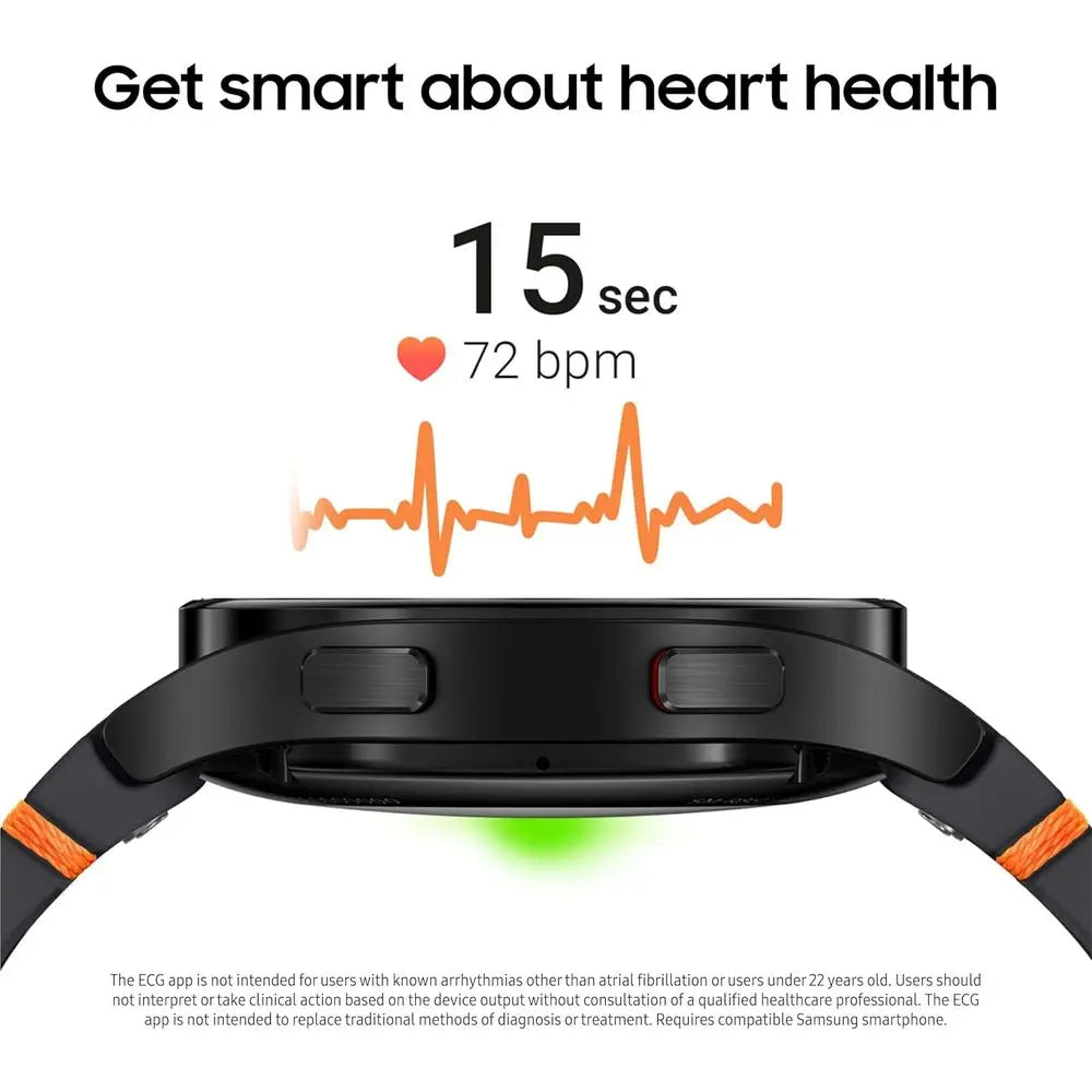 Watch E 40mm Bluetooth AI Smartwatch w/itnTracking, BIA Sensor, Personalized HR Zones, Heart Rate , Sleep Monitor, 2024, Black [
