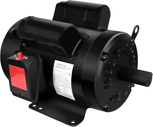 5 Horsepower Industrial AC Electric Motor, Farm Duty 184T Frame, 1750 RPM TEFC, 208-230V, 28.5-27.0 Amps, CW/CCW Rotation