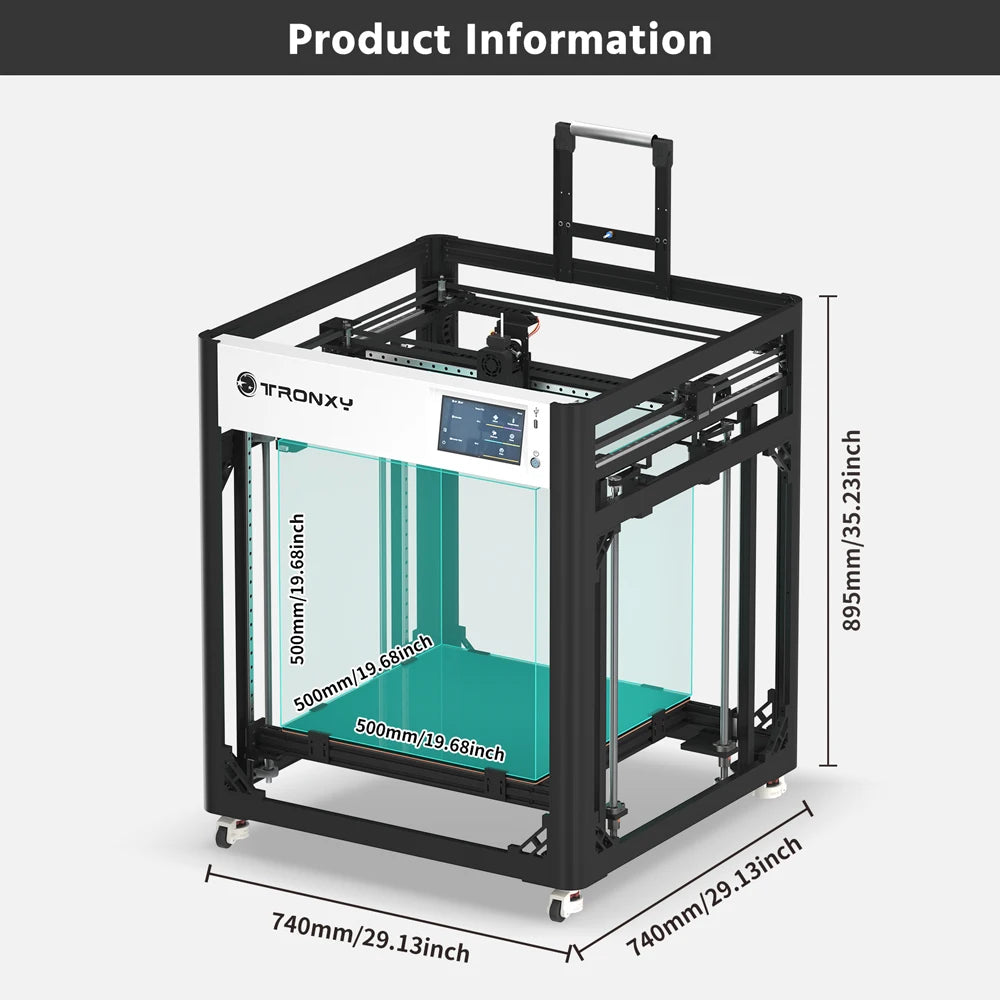 Tronxy 3D Printer VEHO 500 PRO Large size 500*500 Guide RailImpresora 3D Kit