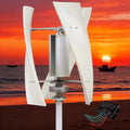 4000W Wind Turbine Generator,12V 24V 48V 220V with 3 Blades Wind Vertical Turbine Generator Permanent Magnet Generator Wind Turb