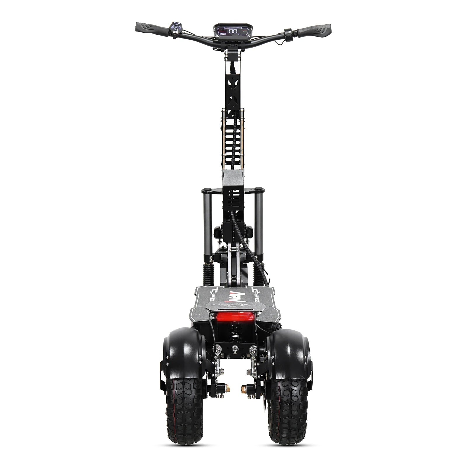 All terrain 3 wheels electric scooter dual motor fast speed long range foldable off road electric scooter