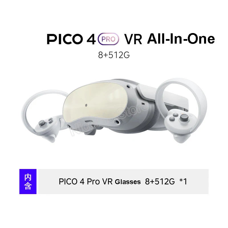 Pico 4 PRO VR Glasses All-in-One Virtual Reality 3D 2.56 inch Fast LCD Screen 105° FOV VR Headset Steam VR Metaverse Games