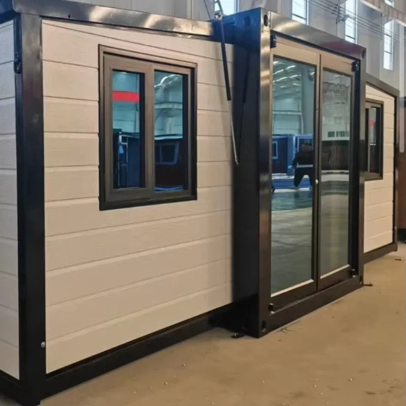 Ready Made Container House with Modern Mobile Home 40ft 3 Bedrooms Prefab Expandable Villa Garden Design Hot Sale