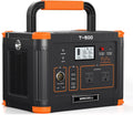 Portable Power Station 500W(Peak 1000W), 519.48Wh Outdoor Solar Generator Backup Battery Pack with 2 AC Outlets, 500W 10-Port Po