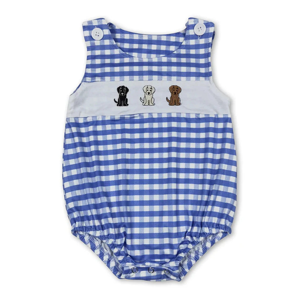 Baby Bubble Romper Fall Pumpkin Dog Mallard Duck Embroidery Newborn Sleeveless Bow Short Sleeve Infant Boy Girl Outfit
