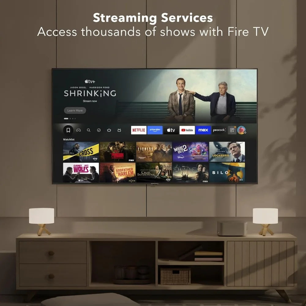 55" 4K UHD HDR QLED Mini-LED Smart TV with Voice Remote, Live TV Streaming Capability