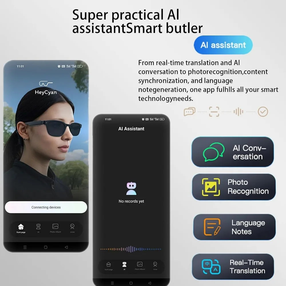 Intelligent Glasses for Video and Audio Recording with Voice Control and Real-Time Translation