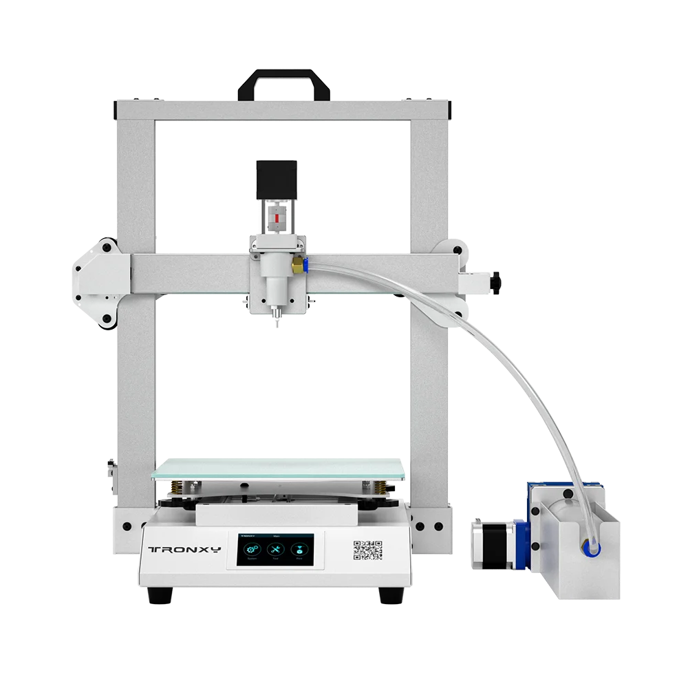 Ceramic Clay 3d Printer Moore 2 Pro Exclusive OSG Dual Core Guide Rail 255*255*260mm Build Size Print 32 Bit Silent Mainboard
