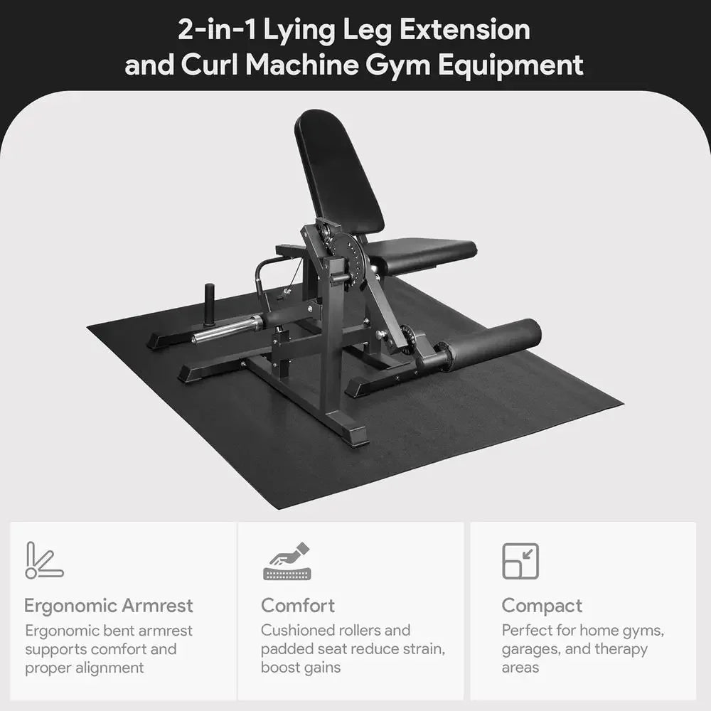 Versatile Home Gym Leg Extension and Curl Machine for Hamstring Training