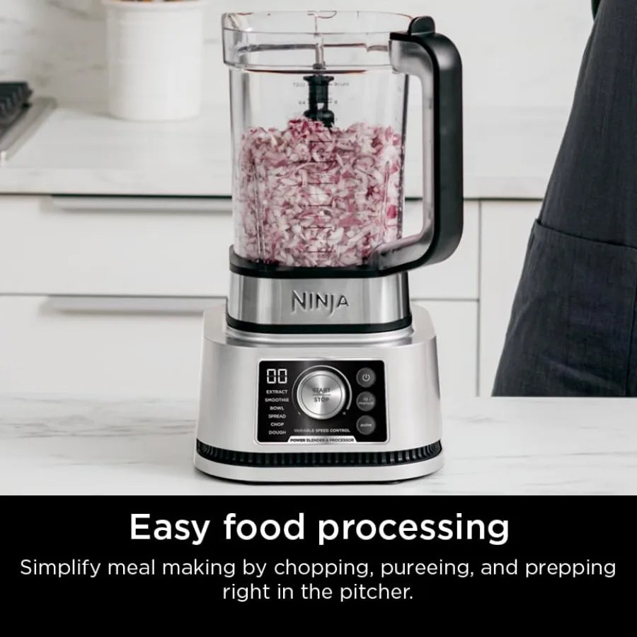 Blender For Kitchen Food Processor Combo System Smoothie Maker Nutrient Extractor 6 Functions for Bowls Spreads Dough Shakes 72
