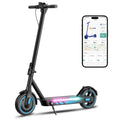 Keemigo 36V15AH Battery Electric Scooter For Adults 600W Motor 10" Air Tires 25 MPH 28 Miles Range Folding With Dual Suspension
