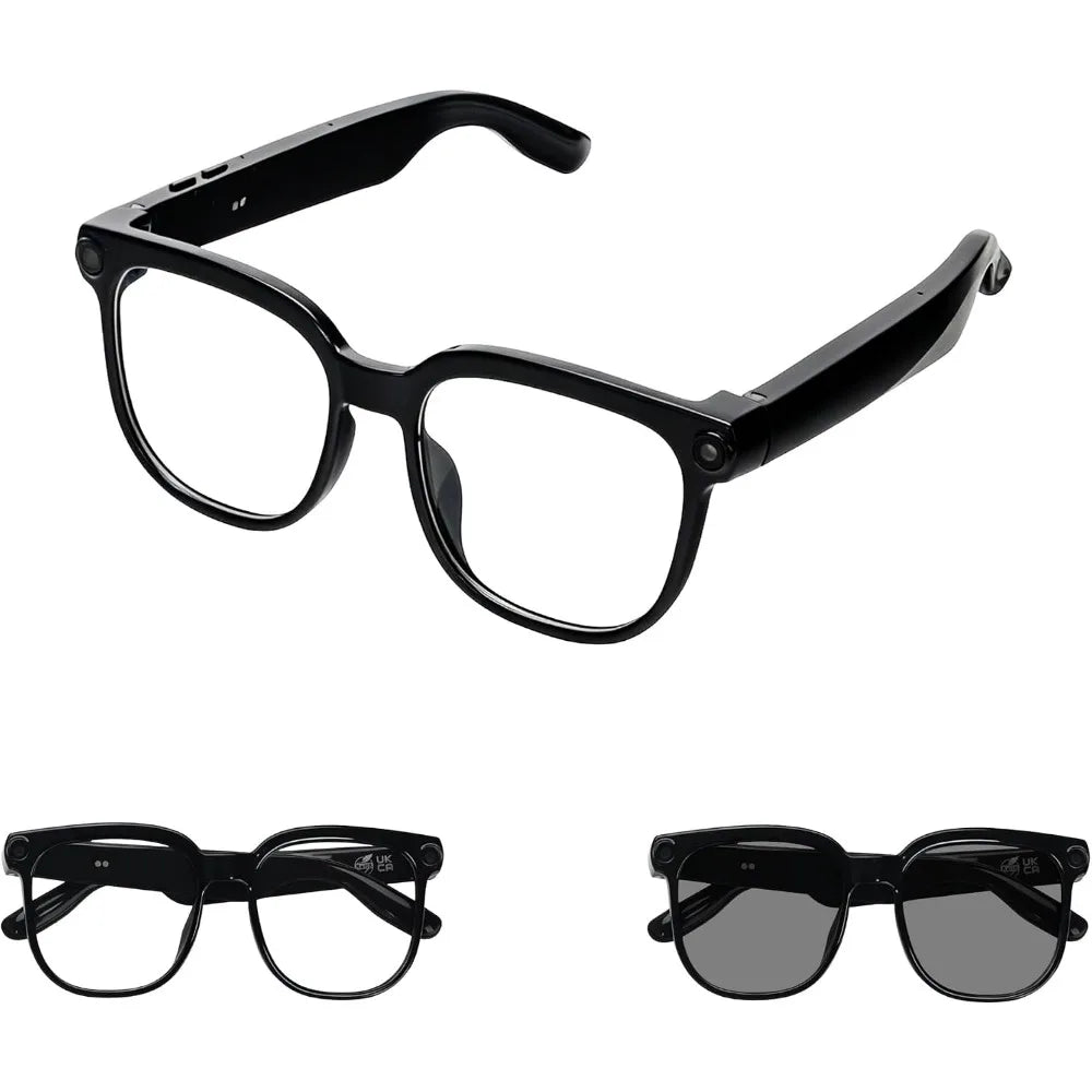 Smart Glasses: 4K HD Video, Real-Time Translation, Color-Changing Lenses for Various Activities