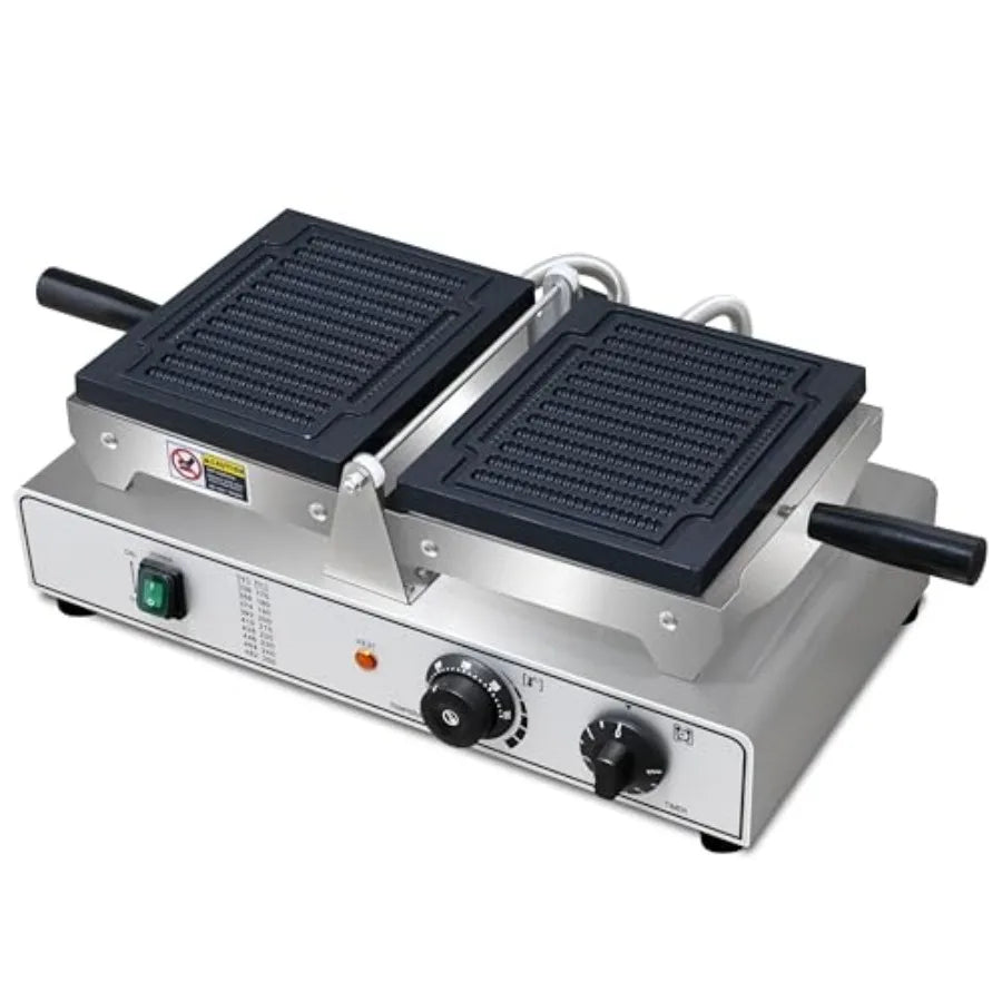 Commercial Electric Waffle Fries Maker 110V French Fries Shaped Waffle Machine Stainless Steel Golden Biscuit Stick Maker with