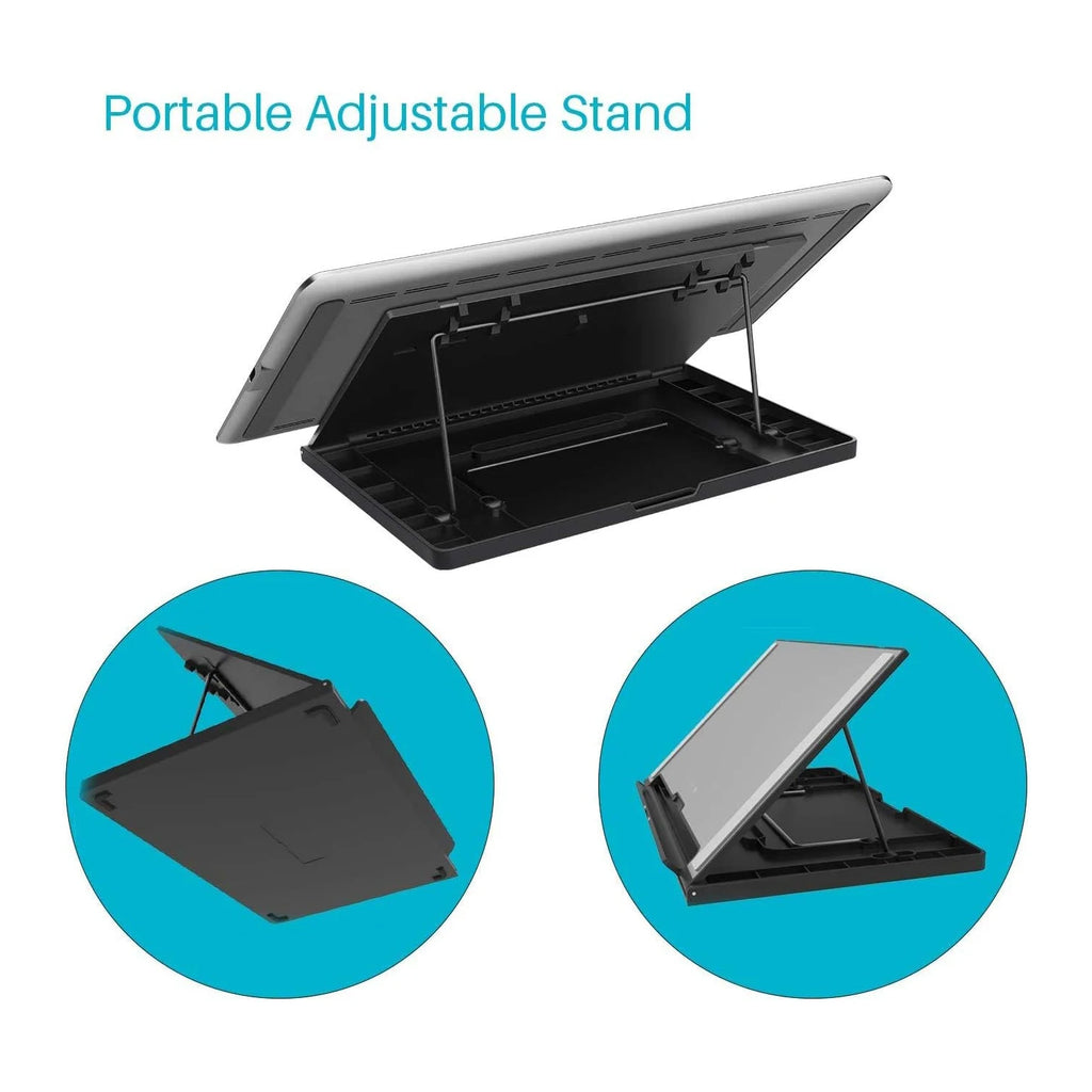Huion Kamvas Pro 12 Graphics Tablet with Screen 11.6 Inch Digital Drawing Monitor Full-Laminated Pen Display with Foldable Stand