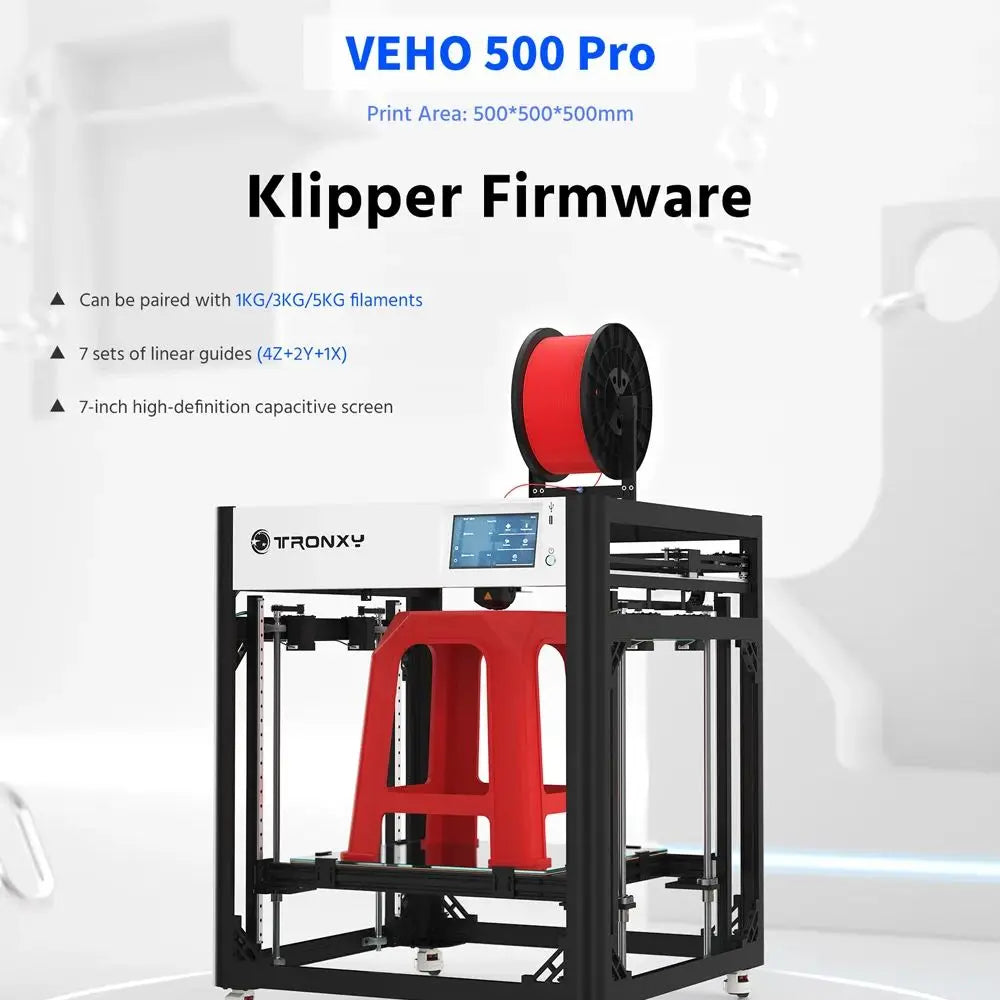 Tronxy 3D Printer VEHO 500 PRO Large size 500*500 Guide RailImpresora 3D Kit