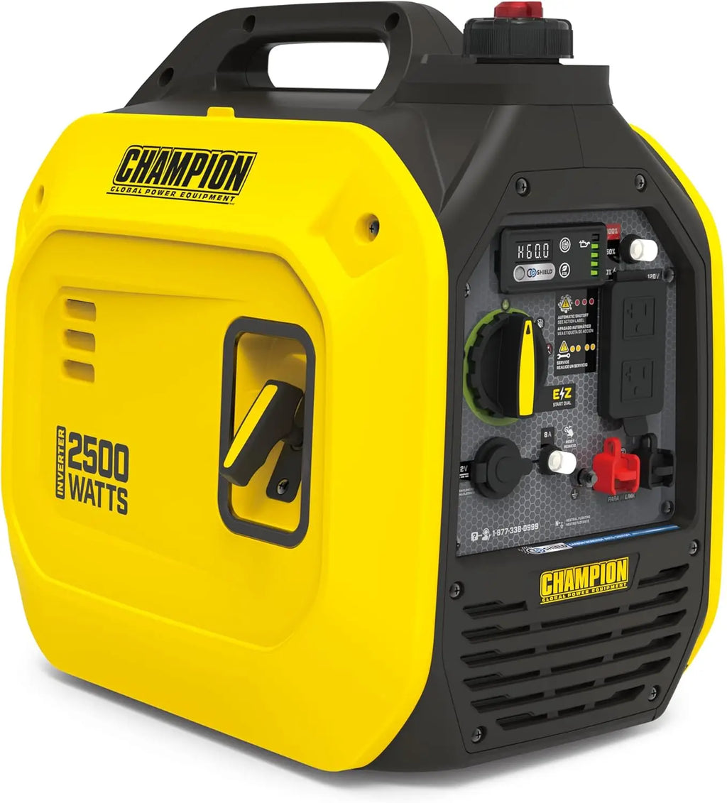 2500-Watt Ultralight Portable Inverter Generator with Quiet Technology and Free 3-Year Warranty