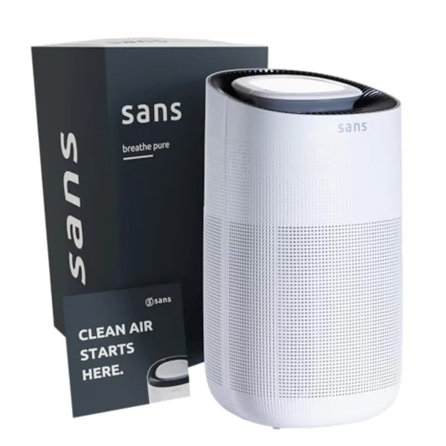 HEPA 13 Air Purifier - White - 1560ft Ultra-Quiet Home Air Purifier with Pre-Filter Activated Carbon UV-C Light Protects from O