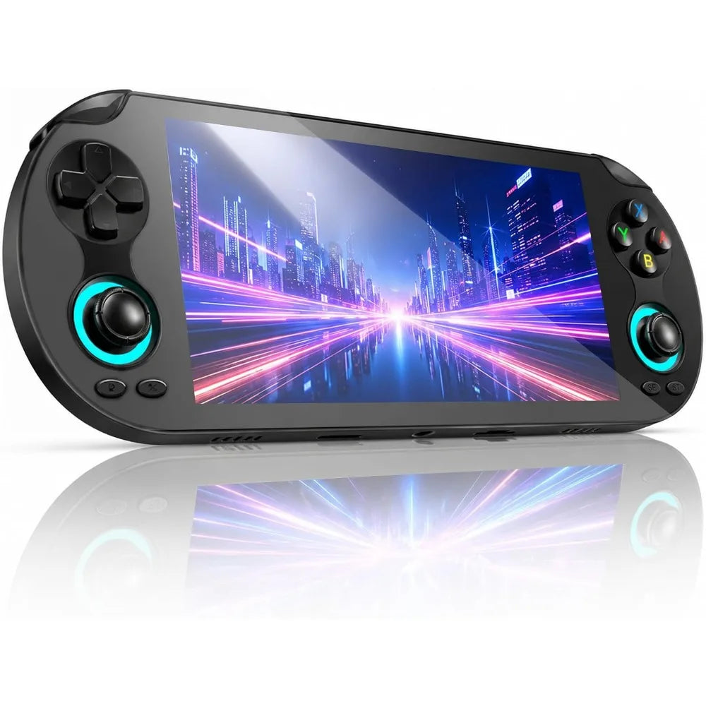 Portable Gaming Console, Retro Style with Dual OS, 5.5" FHD Touchscreen, WiFi 6