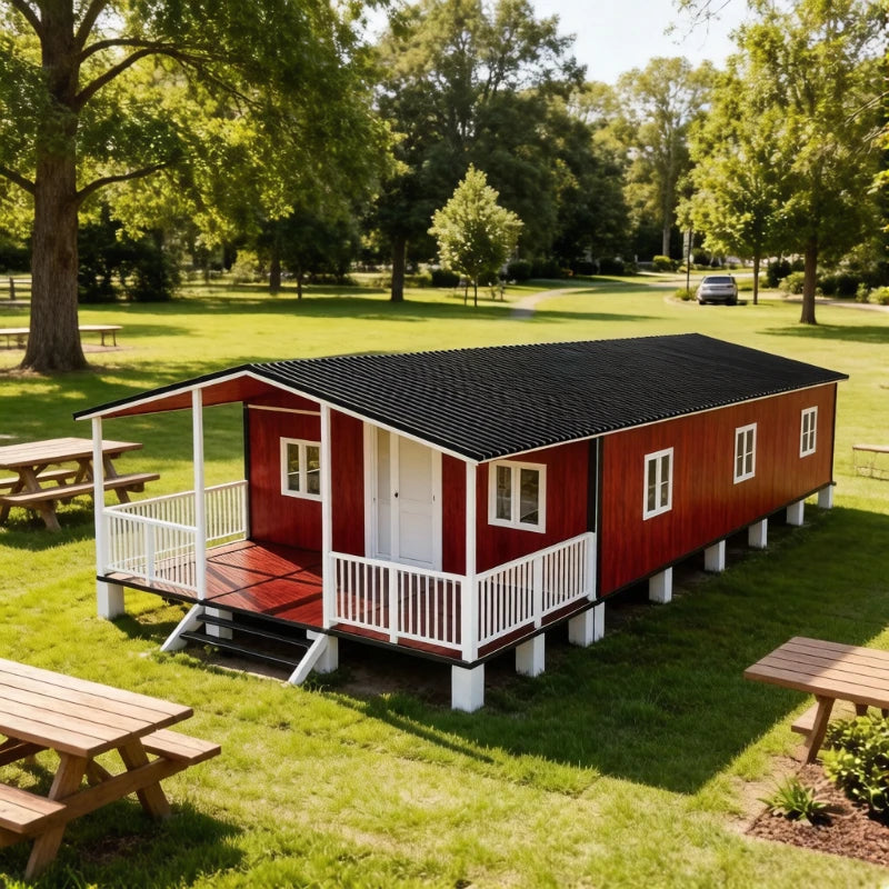 Prefab Mobile Tiny House Prefabricated Homes 2 3 Bedroom Expandable Container House 20ft 40ft Light Steel Home Garden Rooms