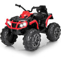 24V Ride on ATV 4 Wheelers Ride on Cars for 3-5 Years Old with Music Player Red
