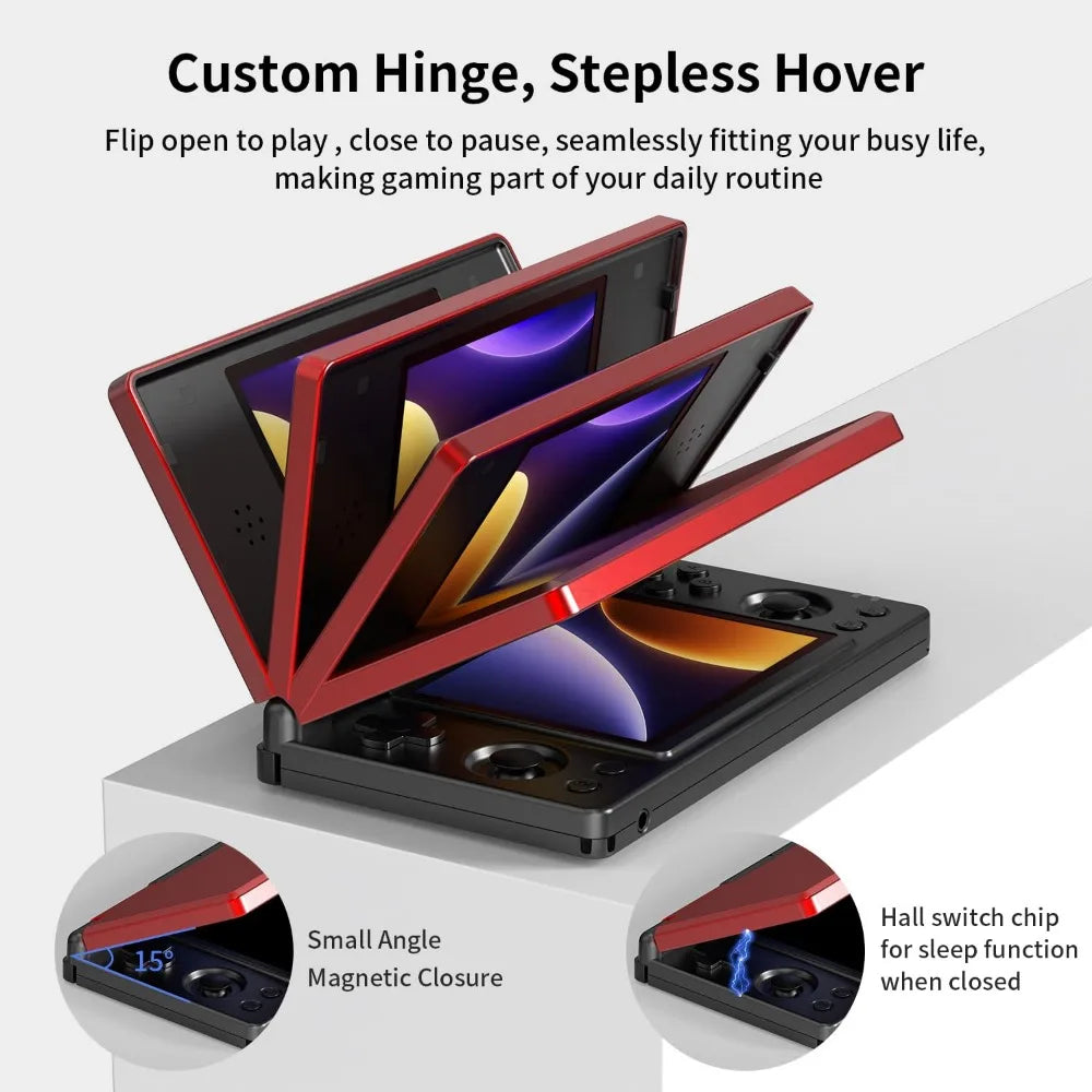 Handheld Game Console 32GB, Android/Linux, 4" IPS Display, WiFi/Bluetooth, Portable Emulator
