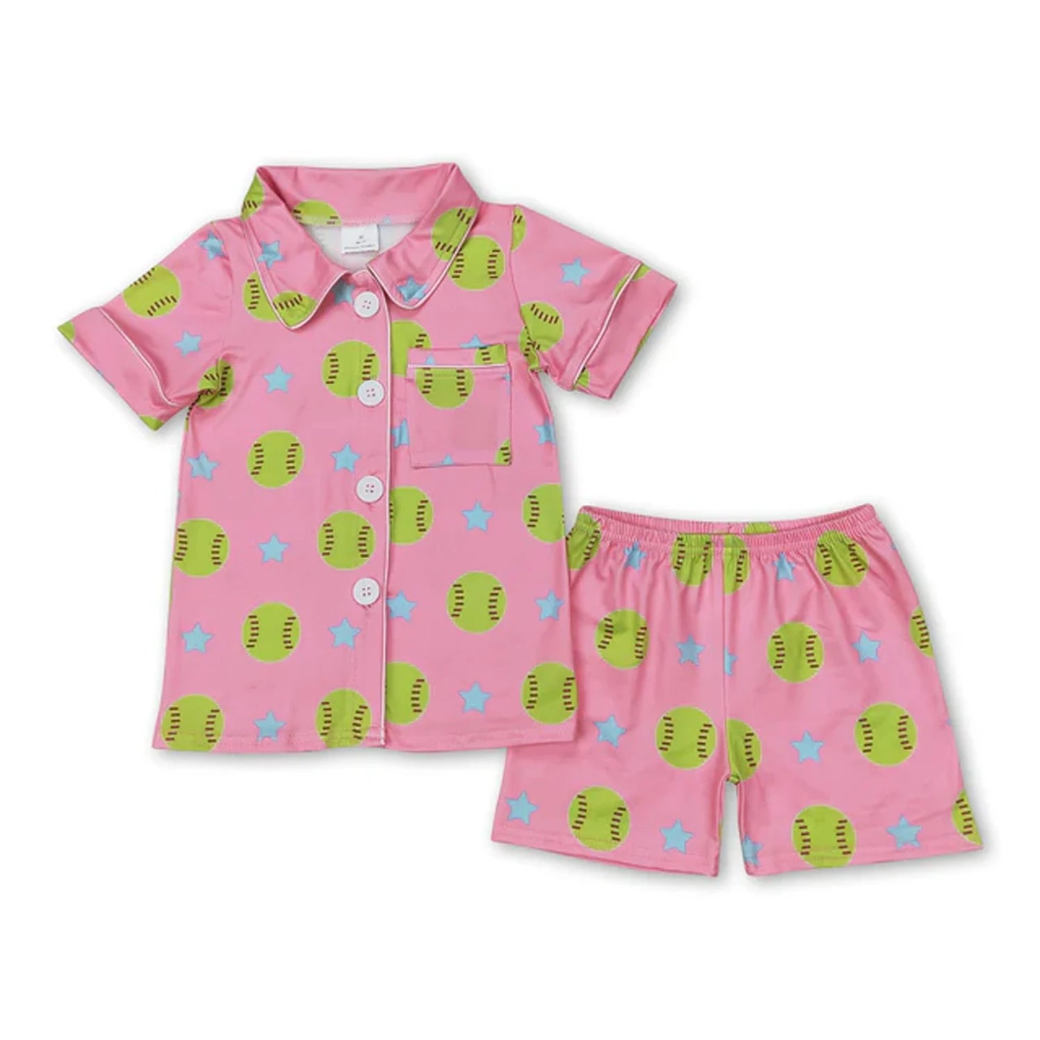 Toddler Girl 2 Piece Summer Outfits Plaid Strawberry Leopard Print Sling Top Ruffle Shorts Kids Matching Clothes