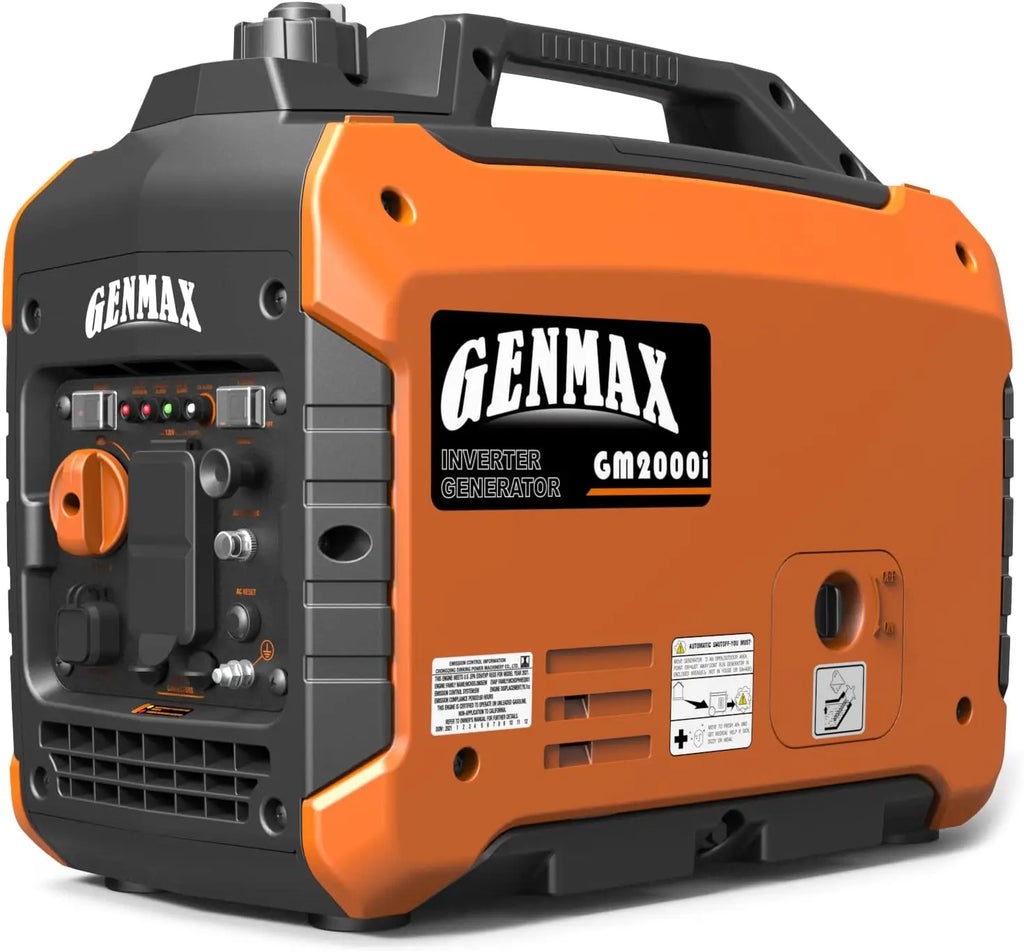 Portable Generator, 2000W Ultra Quiet Gas Engine, EPA Compliant, Eco Mode Function, Ultra Light, Suitable for Backup Home and Ca