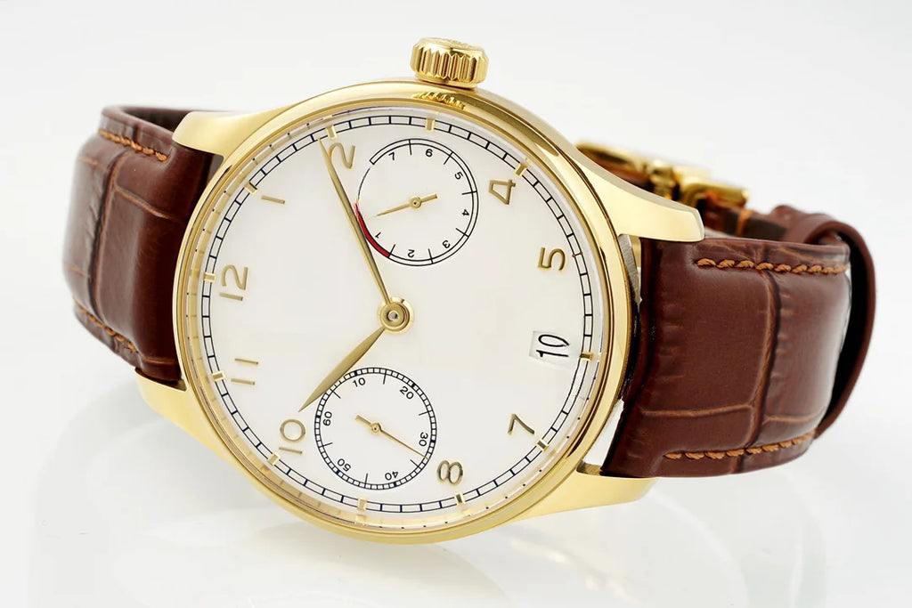 Men Brown Popular Retro Watch Wristwatch Automatic Easy Read Sunray Dial Nylon Strap Scratch Resistant Style Readable Dial Daily Wear Thanksgiving Gift Chronograph Style