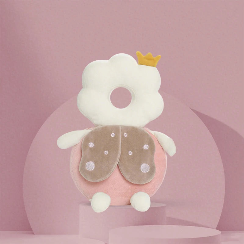 Baby Head Protector Pillow Cartoon Backpack Toddler Safety Cushion for Learning to Walk Newborn Kids Anti-Fall Support