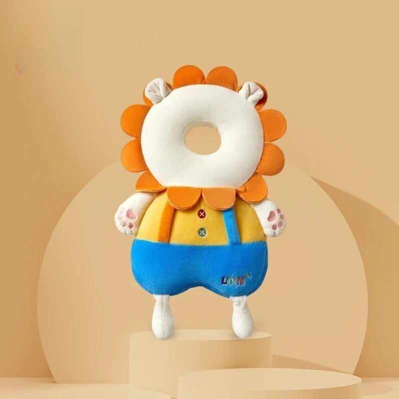 Baby Head Protector Pillow Cartoon Backpack Toddler Safety Cushion for Learning to Walk Newborn Kids Anti-Fall Support