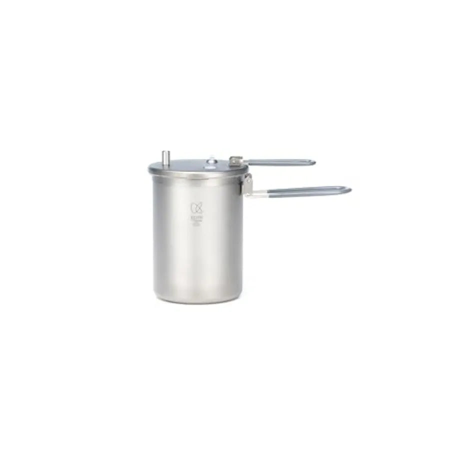 Titanium Ti6302 Micro Pressure Cooker Ultralight Multifunctional Outdoor Cooker for Rice Soup Meals Based on Award-Winnin