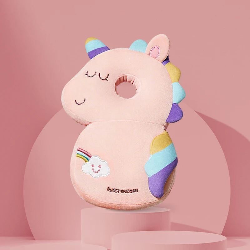 Baby Head Protector Pillow Cartoon Backpack Toddler Safety Cushion for Learning to Walk Newborn Kids Anti-Fall Support