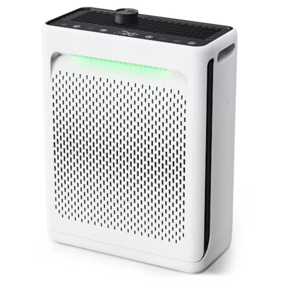 Air Purifier for Home Large Room, CADR 270 Powerful Bedroom Air Cleaner Washable Pre-Filter, High Efficiency Filter, AQI Displa