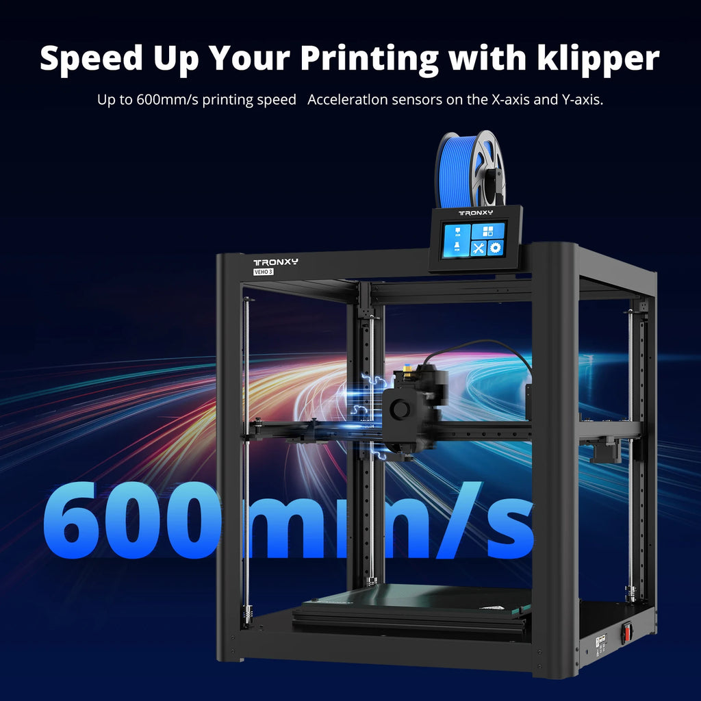 VEHO 3 600mm/s Fast Speed 3D Printer 330x330x400mm Build Size 3d Printer diy Kit Full-set Printer impresora 3d