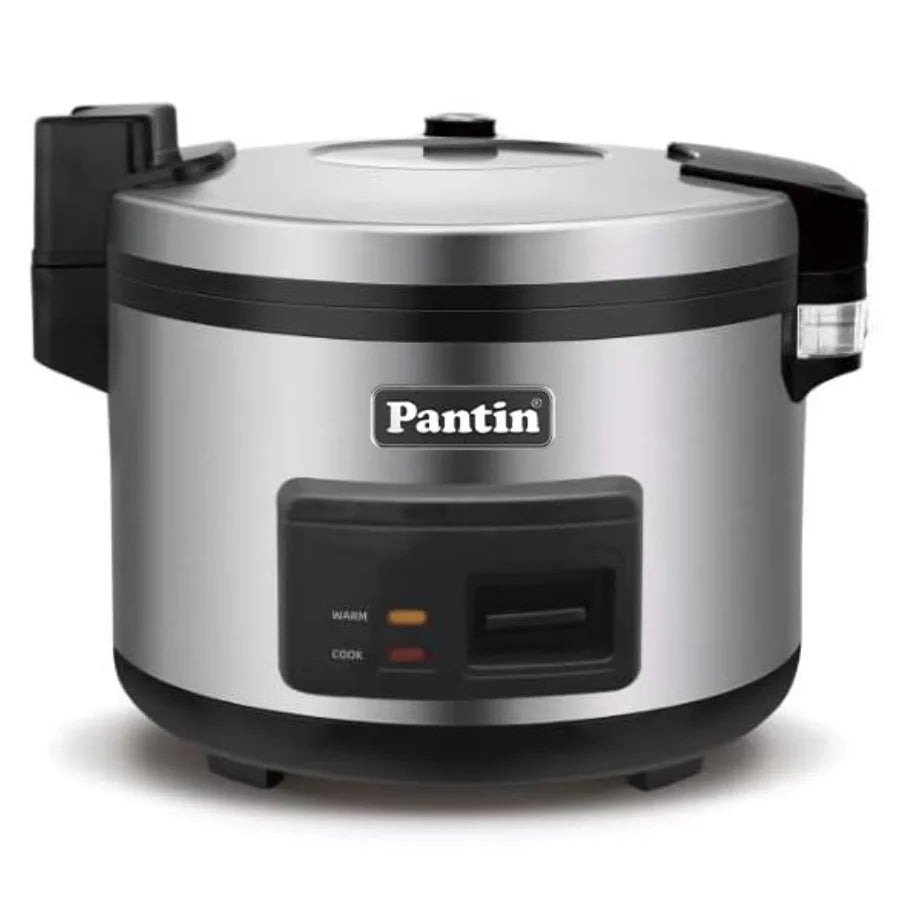 Commercial Rice Cooker Warmer 35 Cups Uncooked 70 Cups Cooked Extra Large Capacity Nonstick Inner Pot Switch Press 120V 1500W E