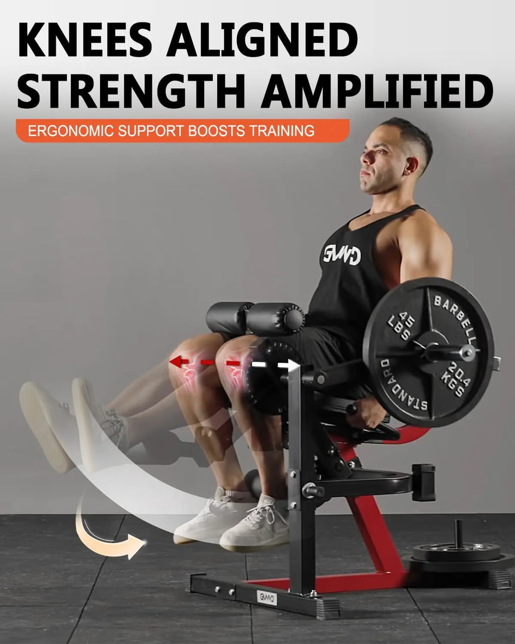 Adjustable Leg Extension and Curl Machine for Home Gym, Iron Material, Blue Color, Plate - Loaded Lower Body Workout