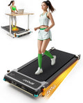 Walking Pad with Incline, Incline Treadmills for Home, 2.5 HP Under Desk Treadmill Small with Remote Control, Walking Pad Small