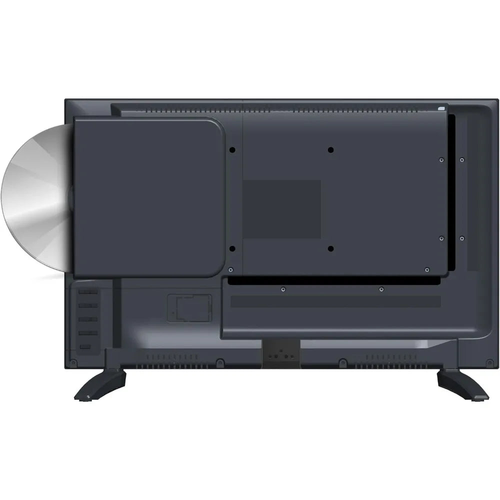 19-inch LED Smart HDTV with DVD Player, HDMI, 1080p, WiFi, USB, AC/DC Compatible for Home, Kitchen, or RV