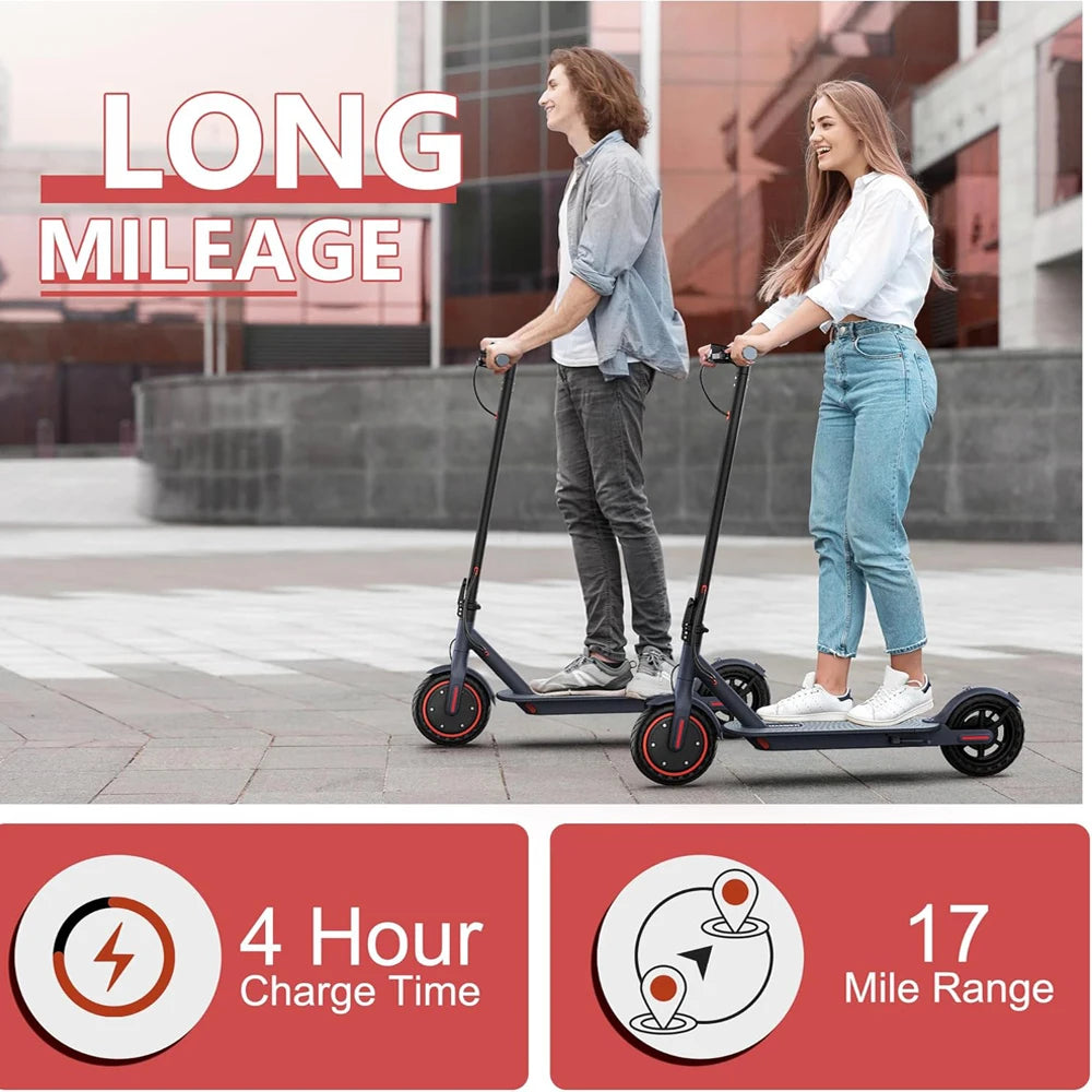 Electric Scooter for Adults, 8.5", 19Mph, 350W Motor, 21Miles Range, Folding E-Scooter with APP