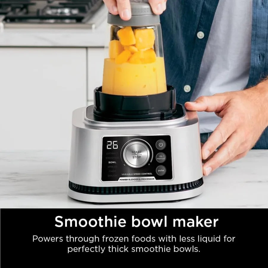 Blender For Kitchen Food Processor Combo System Smoothie Maker Nutrient Extractor 6 Functions for Bowls Spreads Dough Shakes 72