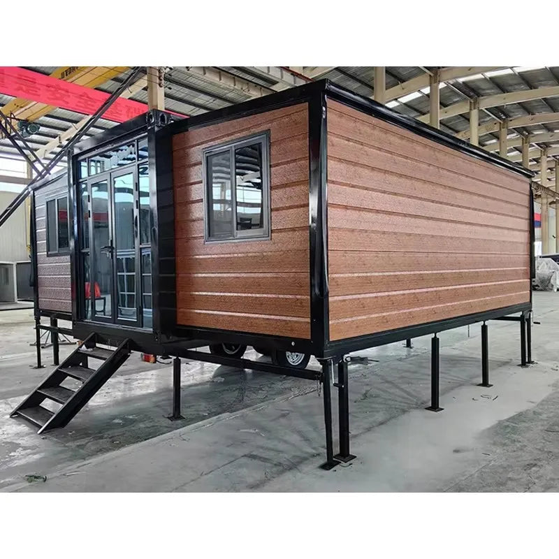 Prefab Mobile Tiny House Prefabricated Homes 2 3 Bedroom Expandable Container House 20ft 40ft Light Steel Home Garden Rooms
