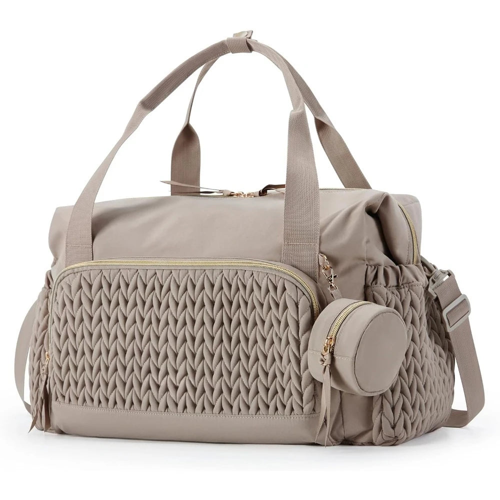 Mommore Diaper Bag Tote, Large Capacity Travel Diaper Bags, Hospital Bag for Labor Delivery, Baby Bag for Labor Delivery