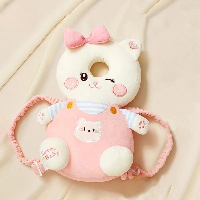 Baby Head Protector Pillow Cartoon Backpack Toddler Safety Cushion for Learning to Walk Newborn Kids Anti-Fall Support