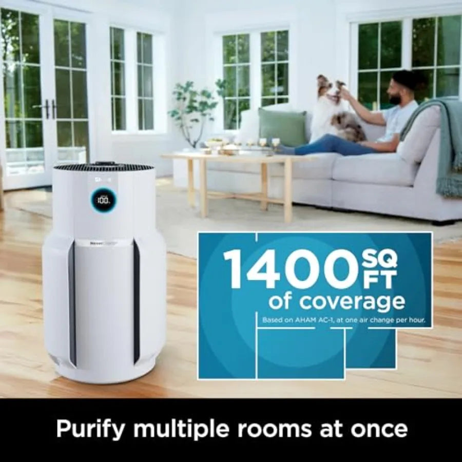 R-HP302 NeverChange Air Purifier MAX 1400 sq.ft. 5-Year Filter Life Odor Neutralizer, White - Certified Refurbished