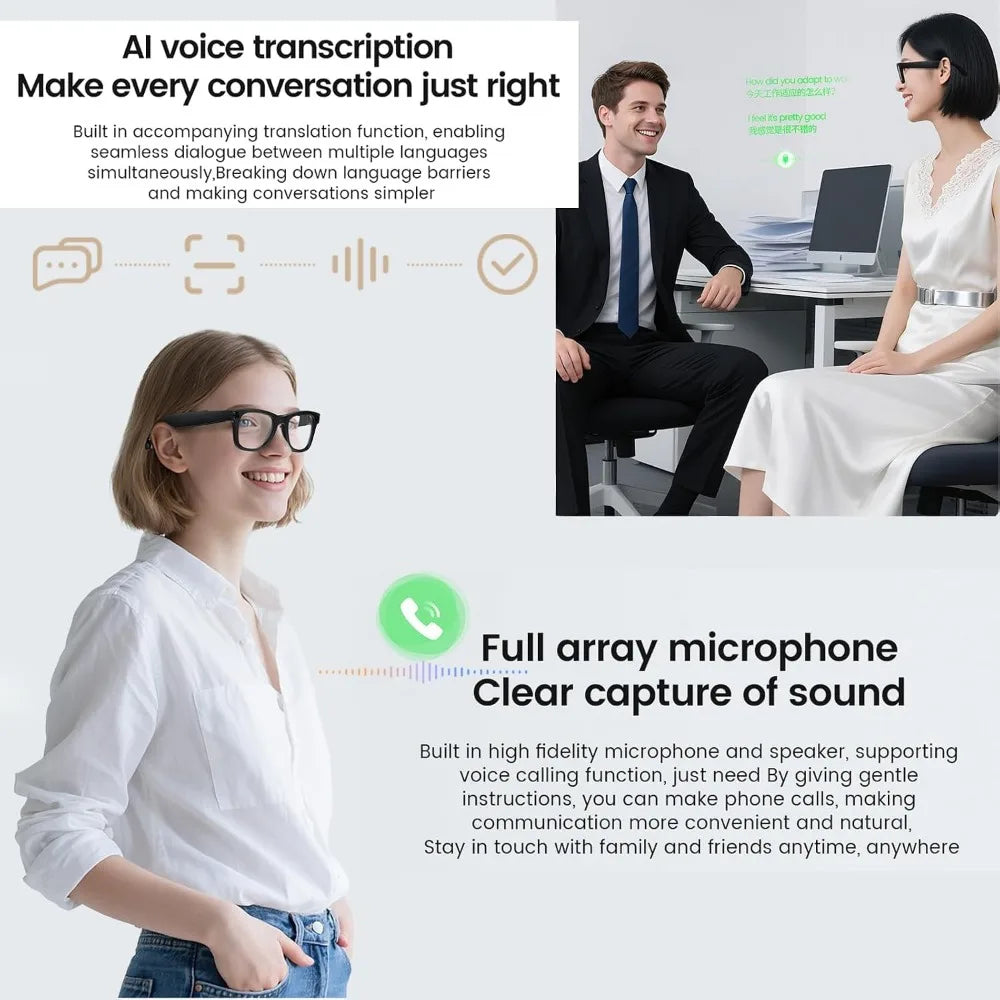 Intelligent Glasses for Video and Audio Recording with Voice Control and Real-Time Translation