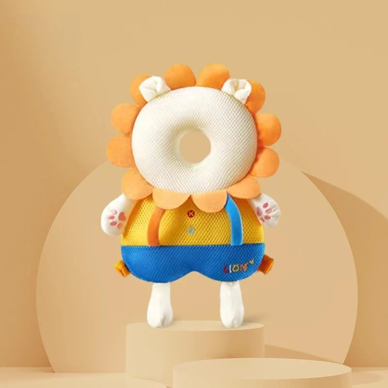 Baby Head Protector Pillow Cartoon Backpack Toddler Safety Cushion for Learning to Walk Newborn Kids Anti-Fall Support