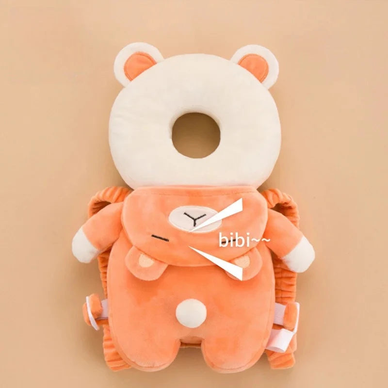 Baby Head Protector Pillow Cartoon Backpack Toddler Safety Cushion for Learning to Walk Newborn Kids Anti-Fall Support