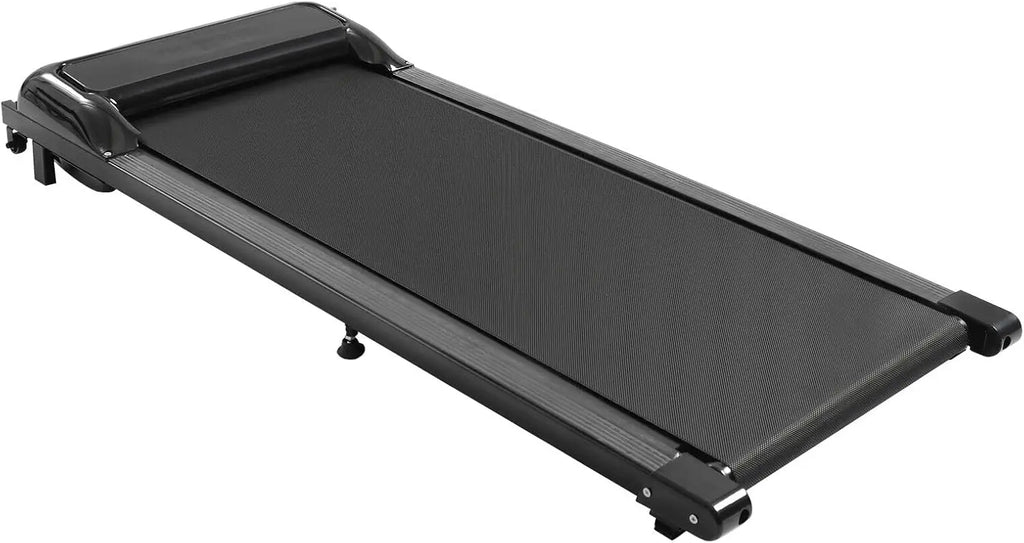 Under Desk Treadmill, 2 in 1 Treadmill Walking Pad, 2.25HP Under Desk Electric Treadmill, Installation-Free, Remote Control, LED