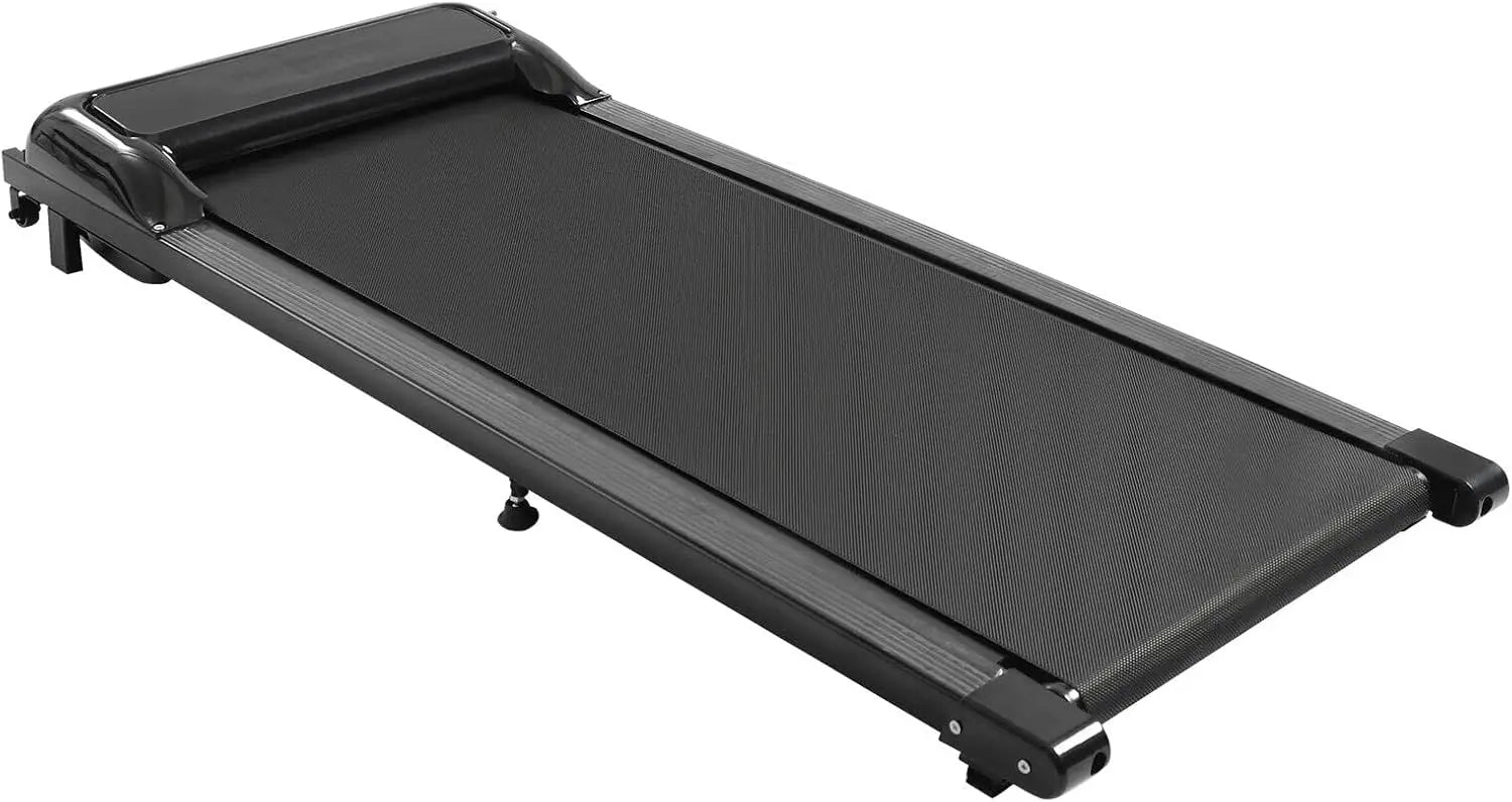 Under Desk Treadmill, 2 in 1 Treadmill Walking Pad, 2.25HP Under Desk Electric Treadmill, Installation-Free, Remote Control, LED